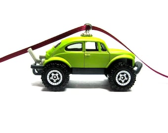 VW Volkswagen Beetle Baja Bug Off-Road Car Matchbox Ornament Hot Wheels