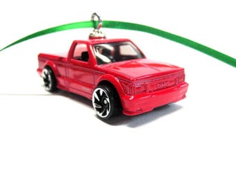 Camionnette GMC Sierra 2500 HD Denali 2022 – Ornement De Noël Personnalisé En Miniature 1:64