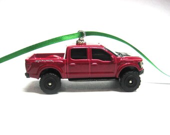 Ford F-150 Raptor Pickup Truck Matchbox Ornament Hot Wheels Ornament F150