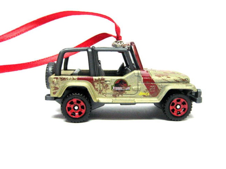 Jurassic World Dominion Jeep Wrangler 4x4 Matchbox Ornament Etsy