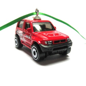 Mitsubishi Pajero Evolution SUV Jeep Truck Christmas Tree Ornament Or Keychain Lanyard You Choose