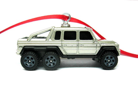 Mercedes Benz G63 Amg 6x6 Suv Jurassic World Matchbox Ornament Hot Wheels