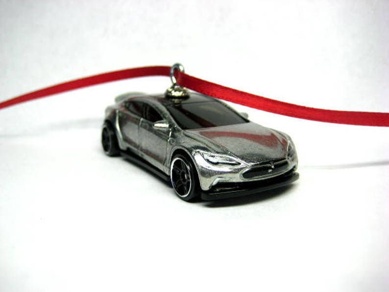 Tesla Model S Ev Electric Car Zamac Hot Wheels Ornament Christmas Tree Ornaments Holiday Ornaments Thefrogprince65 Keychain