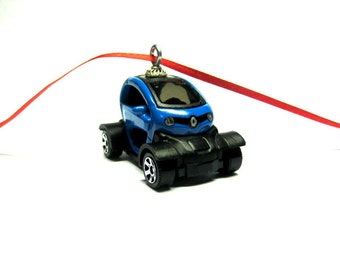 Renault Twizzy EV Electric Car Matchbox Ornament Hot Wheels