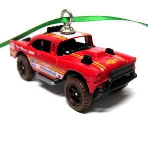 1956 56 Chevy Gasser Bel Air Muscle Car Christmas Tree Ornament