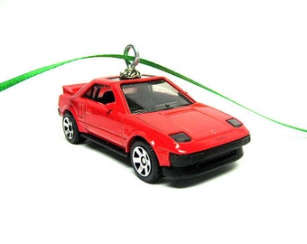 Toyota MR2 Car Matchbox Ornament Hot Wheels   Ornament