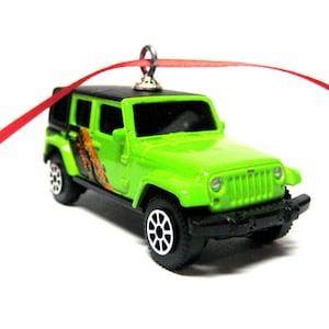Jeep Wrangler / Rubicon Unlimited 4X4  Truck Christmas Tree Ornament Or Keychain Lanyard You Choose