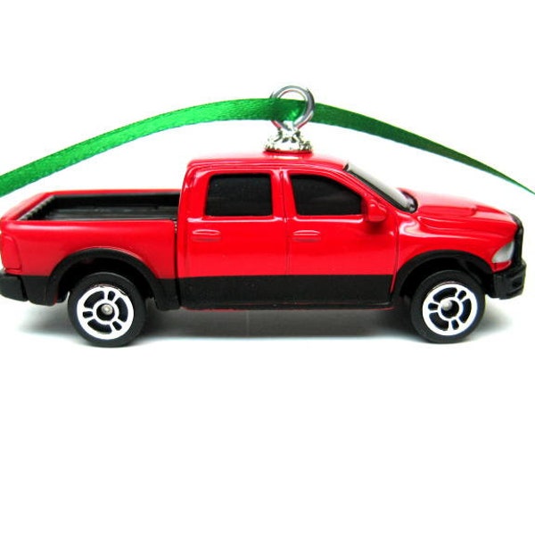 Dodge Ram 1500 Rebel Pickup Truck Ornament Hot Wheels Matchbox HTF