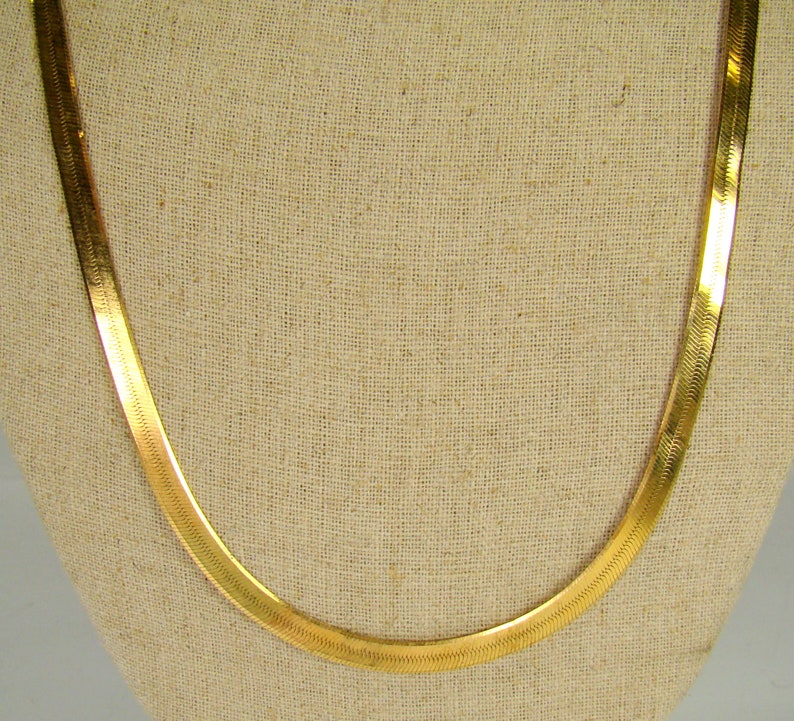14kt Gold Herringbone Chain on Sale, 59 