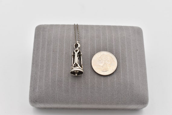 925 Silver Romanique Bell Pendant ~ Designer Gord… - image 6