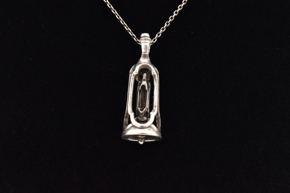 925 Silver Romanique Bell Pendant ~ Designer Gord… - image 3
