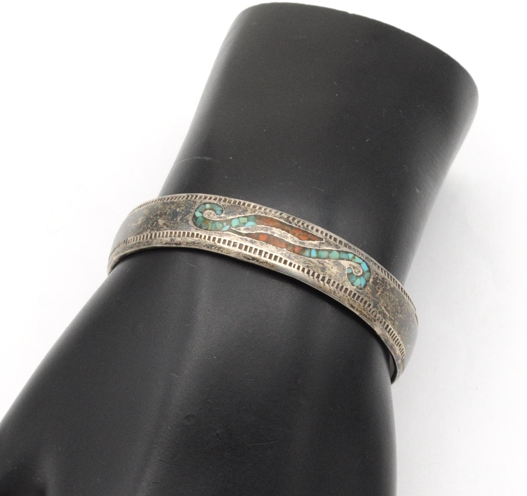 今ならほぼ即納！ Chip Turquoise Vintage Inlay Etsy - Bracelet アクセサリー