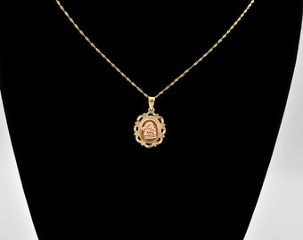 14K Michael Anthony Cherub Necklace ~ 24 in chain