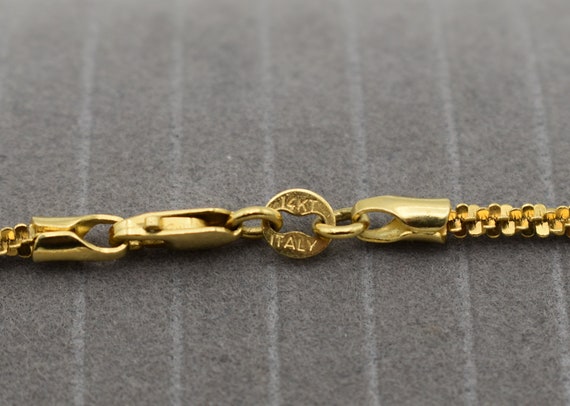 14K Gold Aurafin Bracelet ~ 7 3/4 inches - image 6