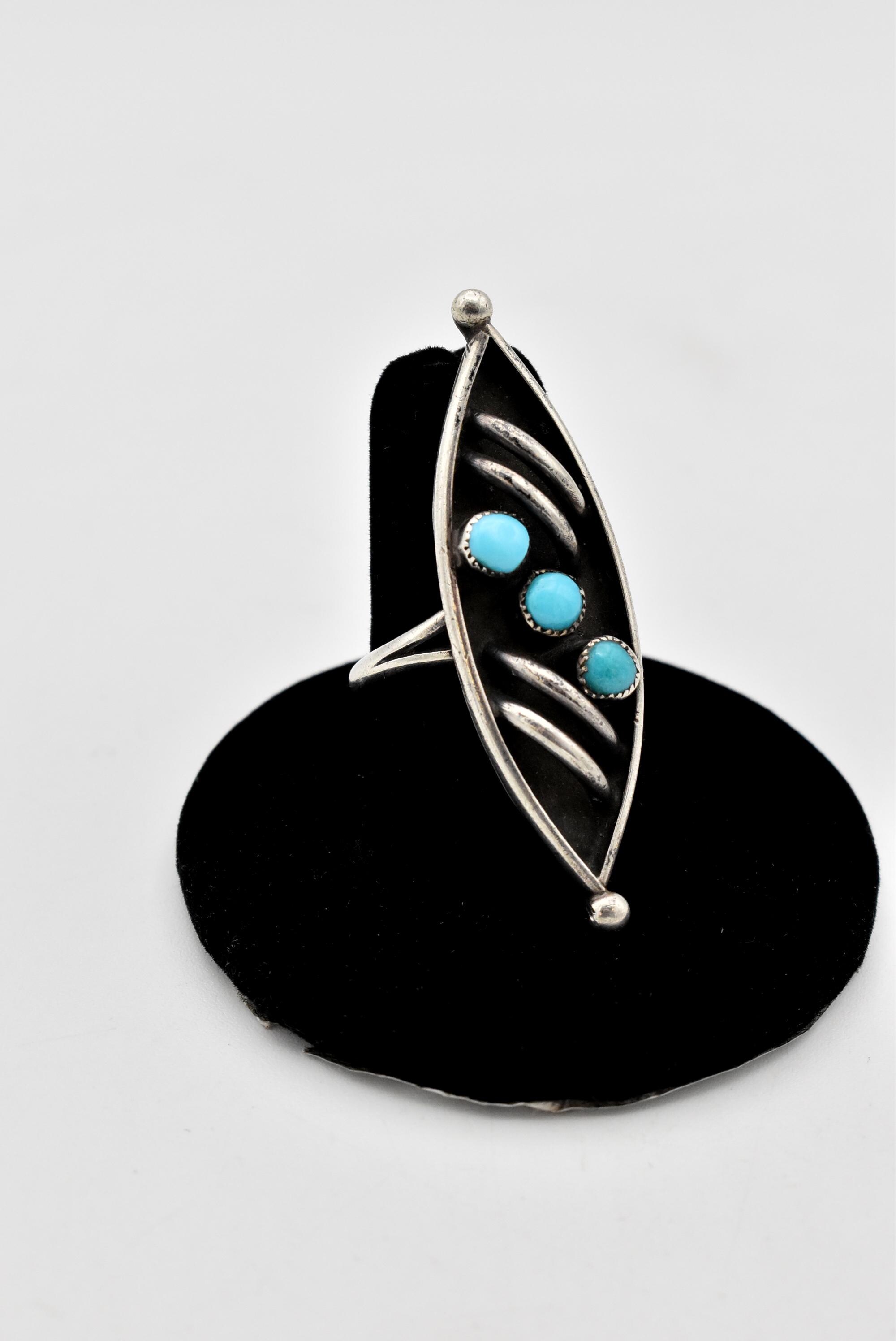 Zuni Ring Size 8 - Etsy