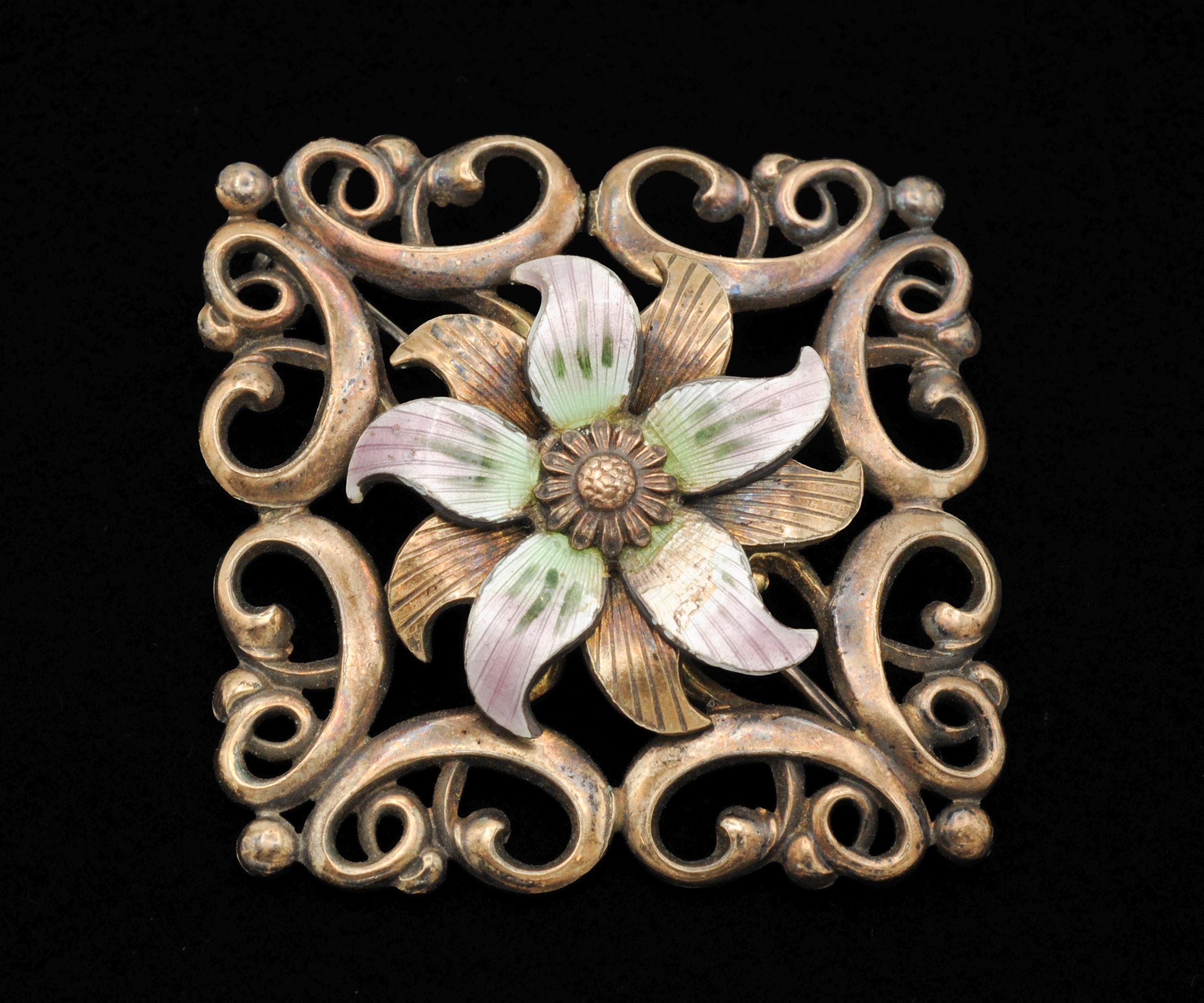 925 Silver Brooch - Etsy