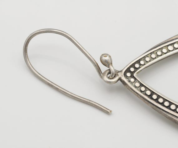 Amparo 925 Sterling Silver Triangular Drop Earrin… - image 5