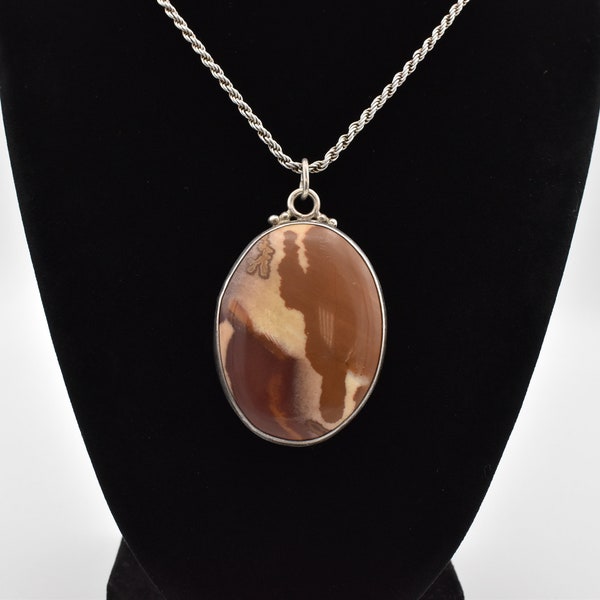 925 Large Jasper Pendant