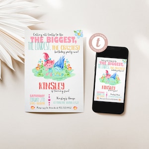 Trolls Birthday Invitation, Trolls Birthday Party for Girl, Instant Download, Digital