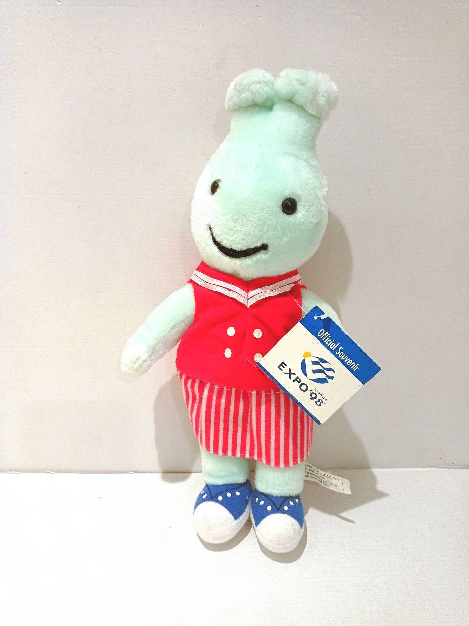 35 cm Gil Lisbonne Lisboa Expo 98 souvenir officiel Portugal peluche mascotte