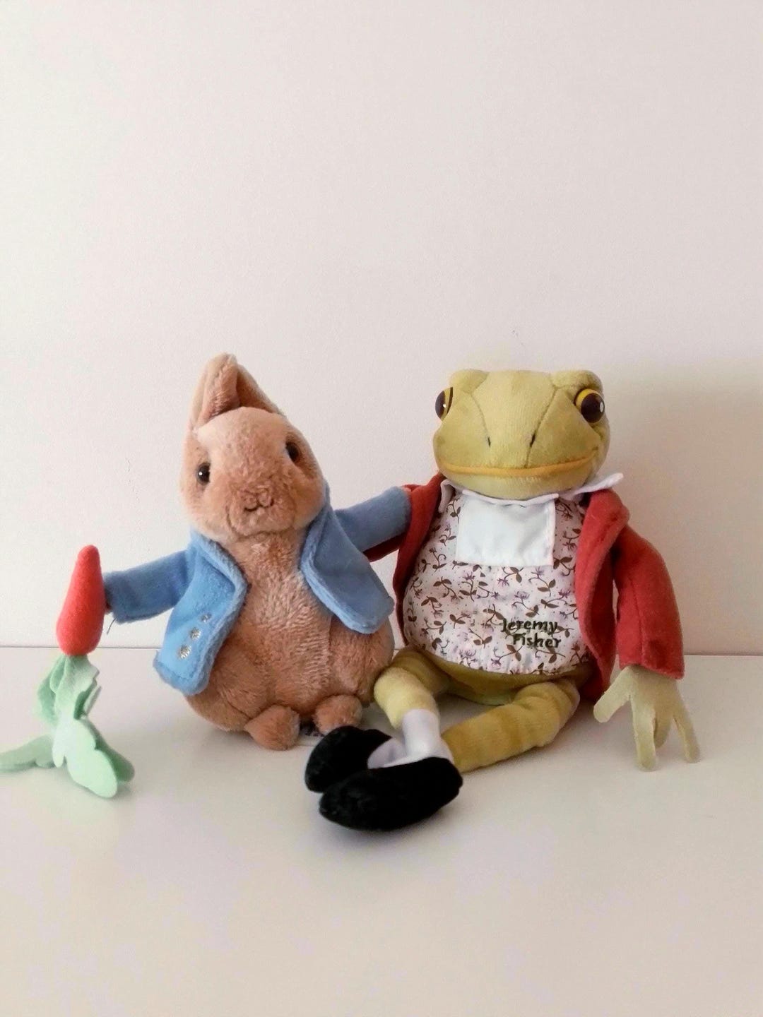 Peter Rabbit Frog Friend Peter Rabbit and Frog,beatrix Porter Character, Plush Dolls - Etsy