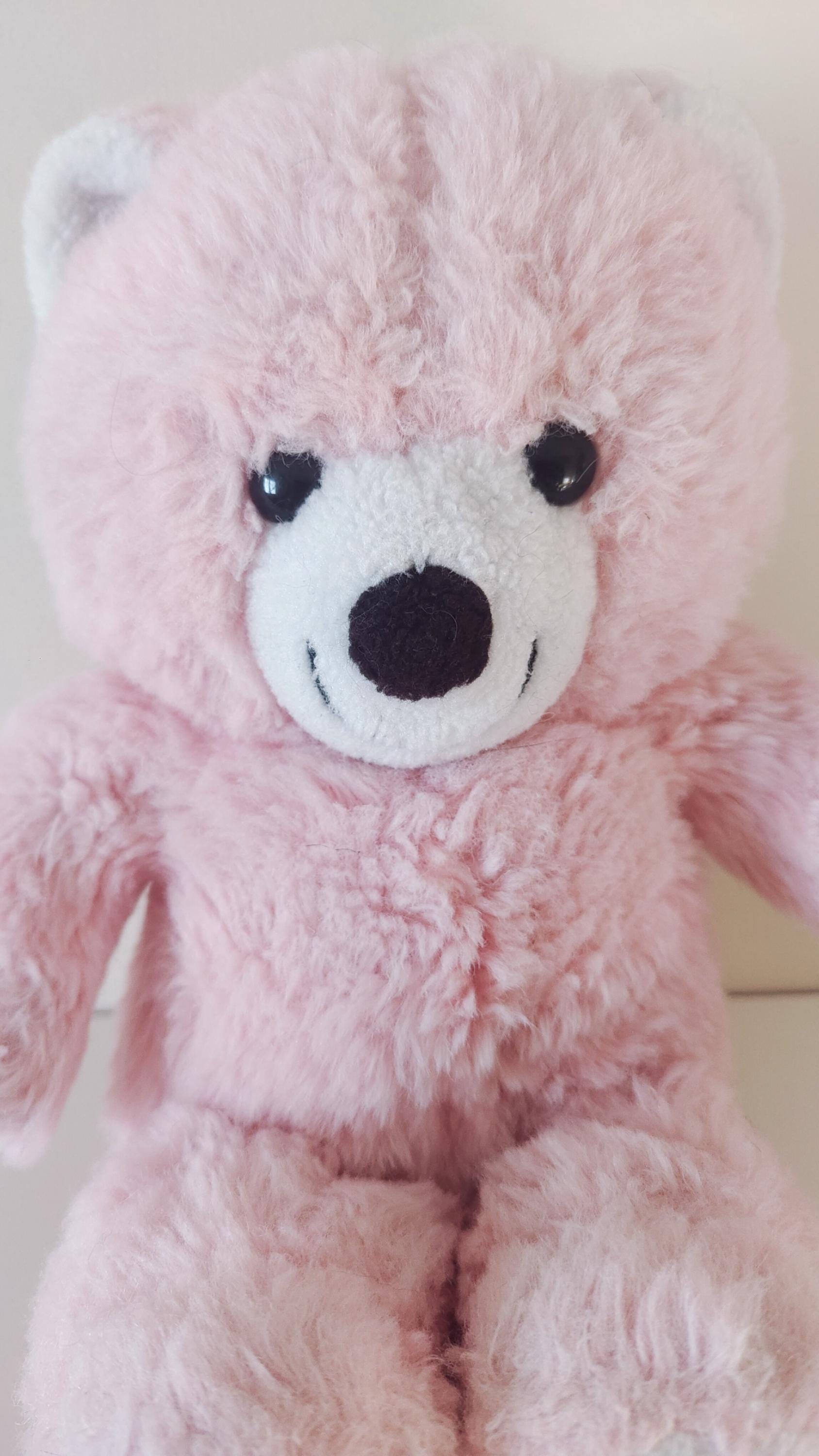 Ajenaのピンクのクマ、ヴィンテージのぬいぐるみ - Etsy 日本