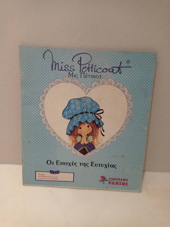 Miss Petticoat Sticker Album, Vintage 80s, Figurine Panini 