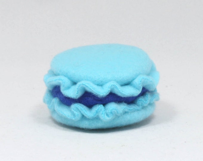 Teal Blue Macaron Cat Toy Stuffed With Organic Catnip Etsy
