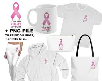 Pink Ribbon Einladung Vorlage: Brustkrebs Bewusstsein (PDF)