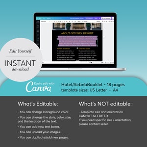 18 Pages Airbnb Hotel Host Guide Welcome Book Home Rental Guidebook Vacation Guide Welcome Guide, Self-Edit Canva Template image 8