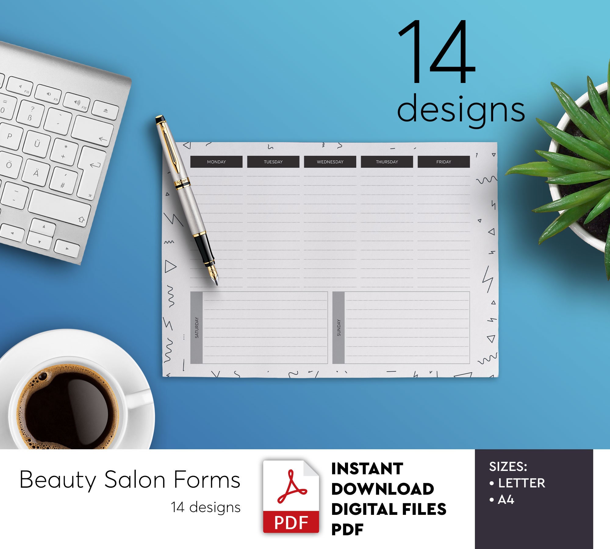 Hair Salon Forms Hairdresser Profile Card Client Card Order Form