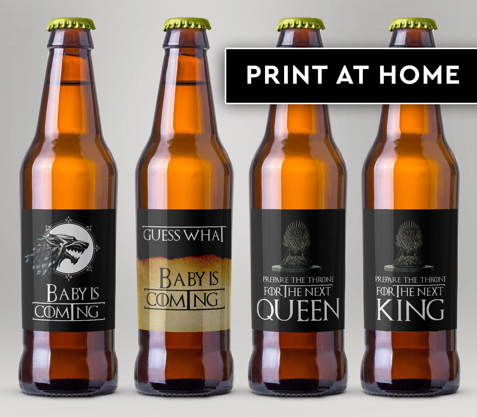 Beer Label Pregnancy Announcement Reveal To Husband Etsy