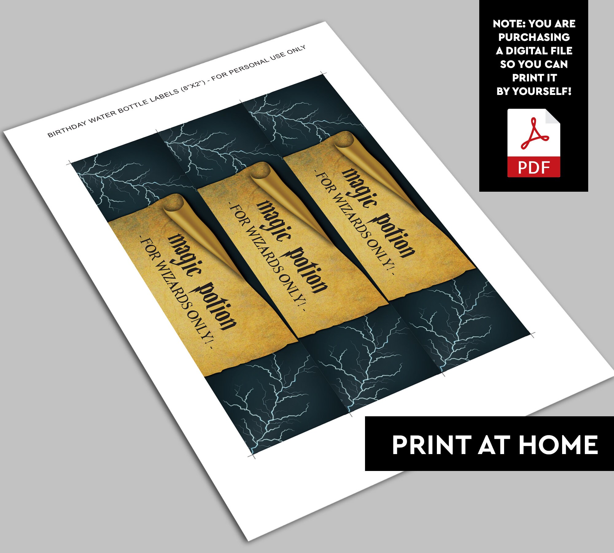 Harry Potter Birthday Harry Potter Birthday Invitation Harry | Etsy