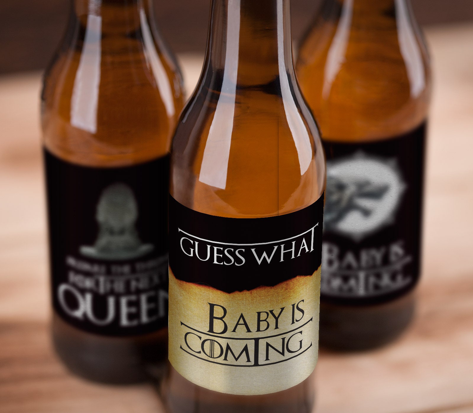 Beer Label Pregnancy Announcement Reveal to Husband Etsy Ireland