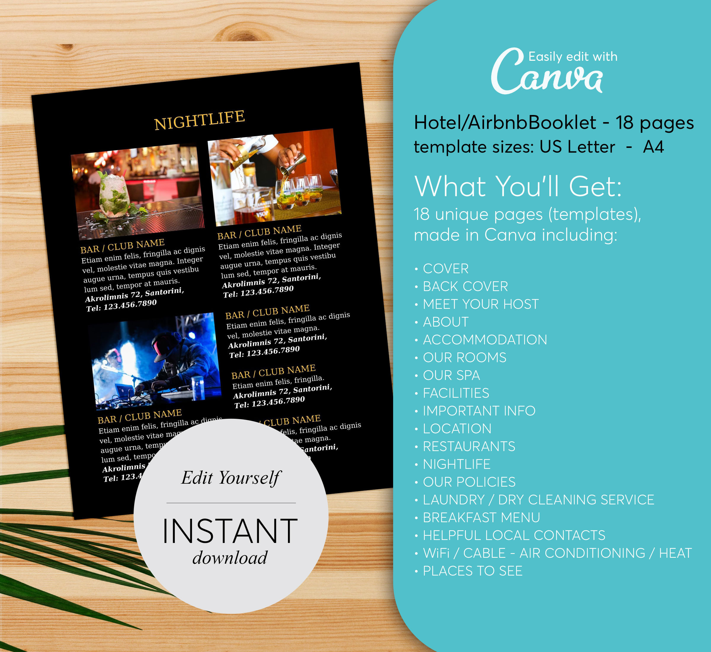 18 Pages Airbnb Hotel Host Guide Welcome Book Home Rental - Etsy