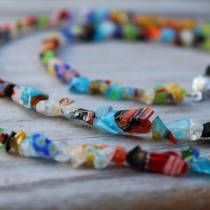 Eyeglass Holder, Colorful Beaded Eyeglass Chain, Millefiori Reading Glasses Lanyard,Chain for Glasses Holder, Birthday Gift Idea