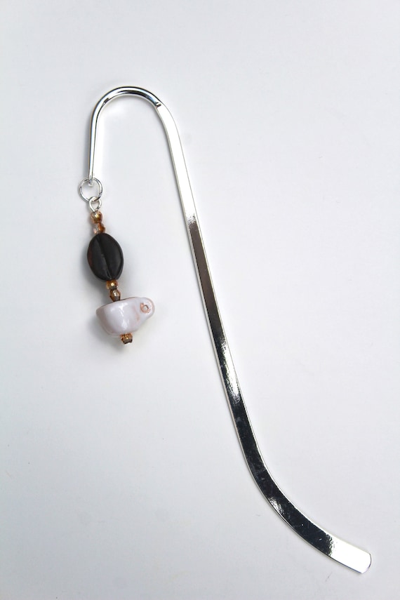 Coffee Gift, Cup of Coffee Beaded Bookmark
