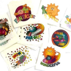 Grading Stickers, Praise Messages for Students, set of 40