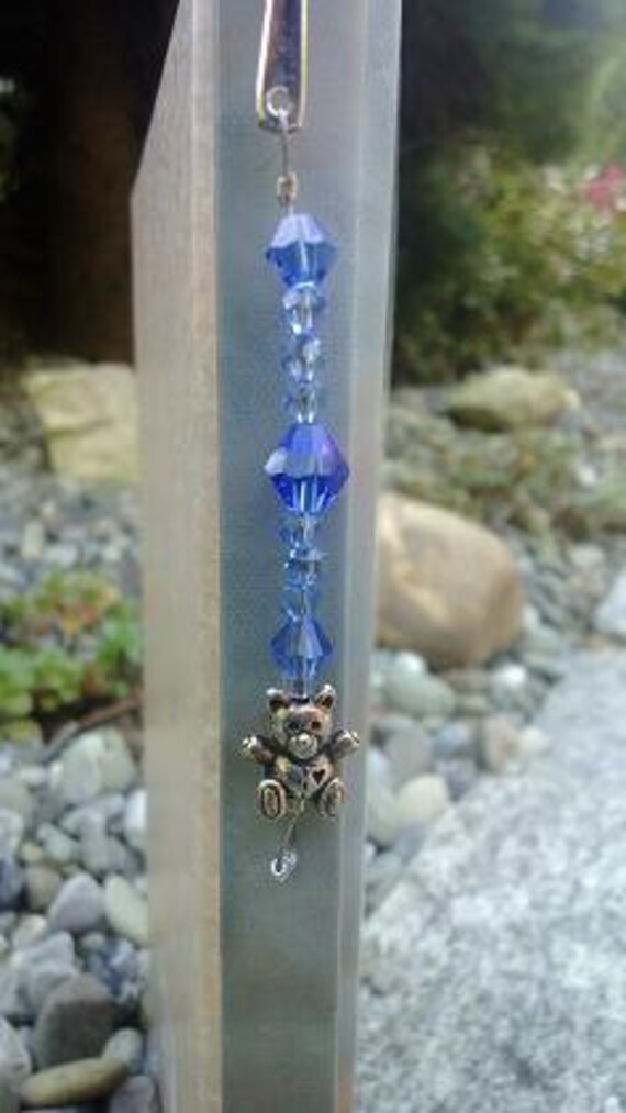 Teddy Bear Bookmark, Teddy Bear Gift Idea, Beaded Bookmarker, Metal Bookmark