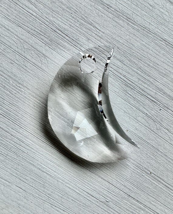 Swarovski Crystal 16mm Moon Pendant