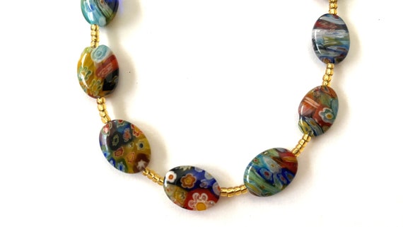 Millefiori Bead Necklace