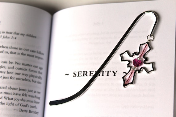 Cross Bookmark, Religious Gift, Religion Teacher, Communion Gift Idea, Confirmation