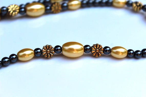 Yellow Bead Necklace