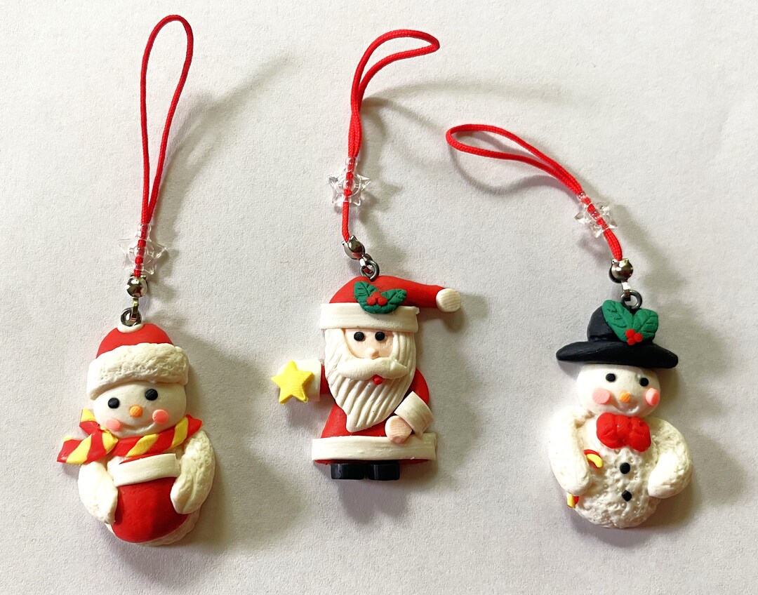 Clay Christmas Ornaments Clearance Etsy
