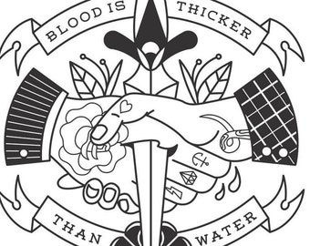 Blood Brothers Blood is Thicker Than Water Shaking Hands - Etsy Blood Brothers Blood is Thicker Than Water Shaking Hands - Etsy