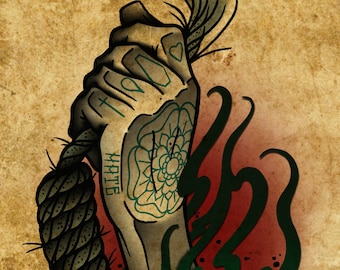 Noose Tattoo - Etsy UK