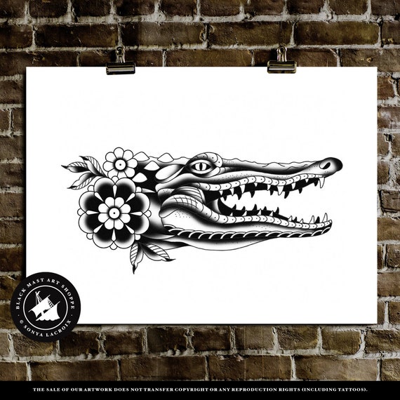 crocodile tattoos at INKsearch