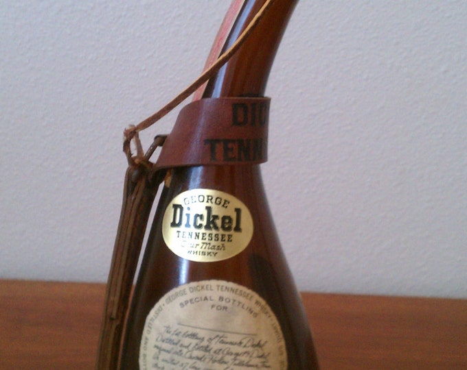 Vintage Dickel Tennessee Souvenir 1964 Leather Strapped Etsy