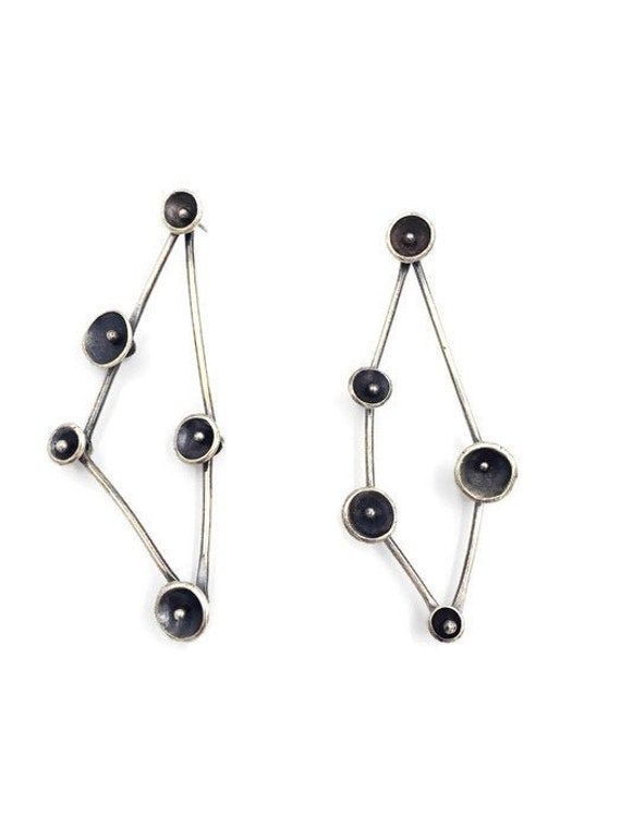 Sterling silver constellation earrings deals