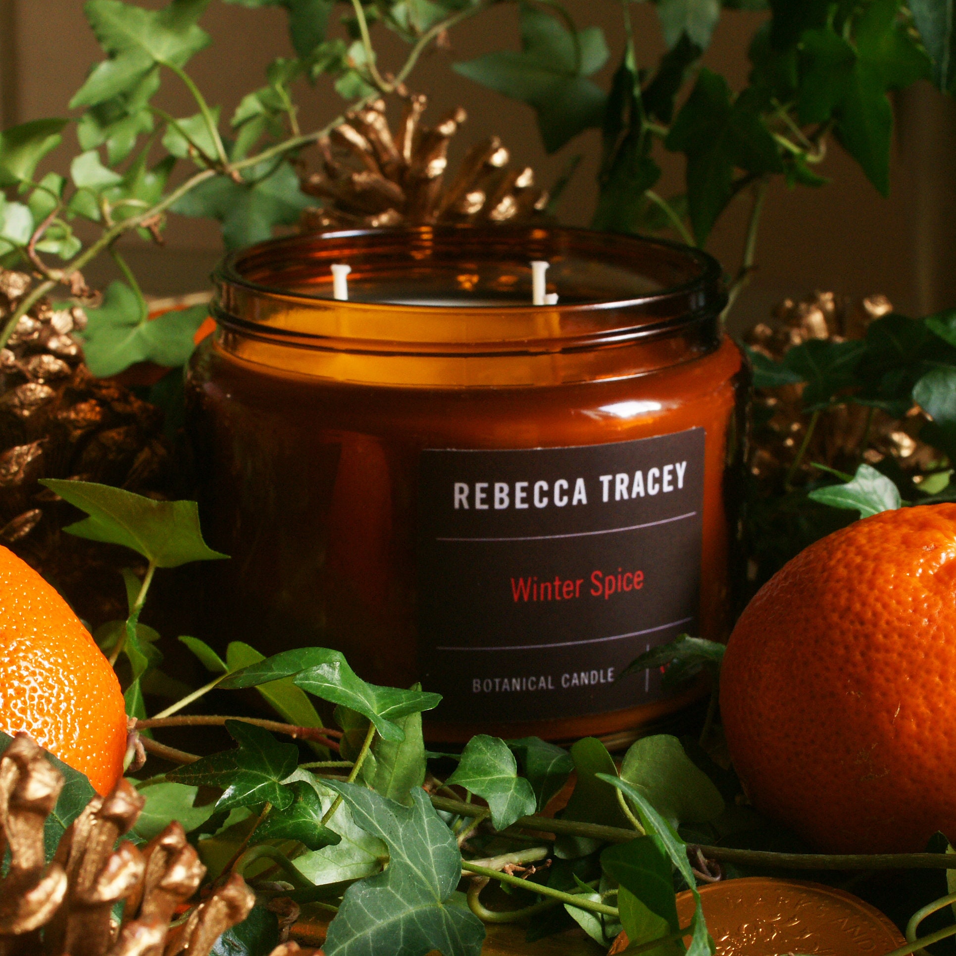 Luxe 3 Wick Aromatherapy Bougies Botaniques